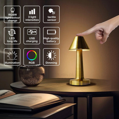 Diamond Table Touch Lamp